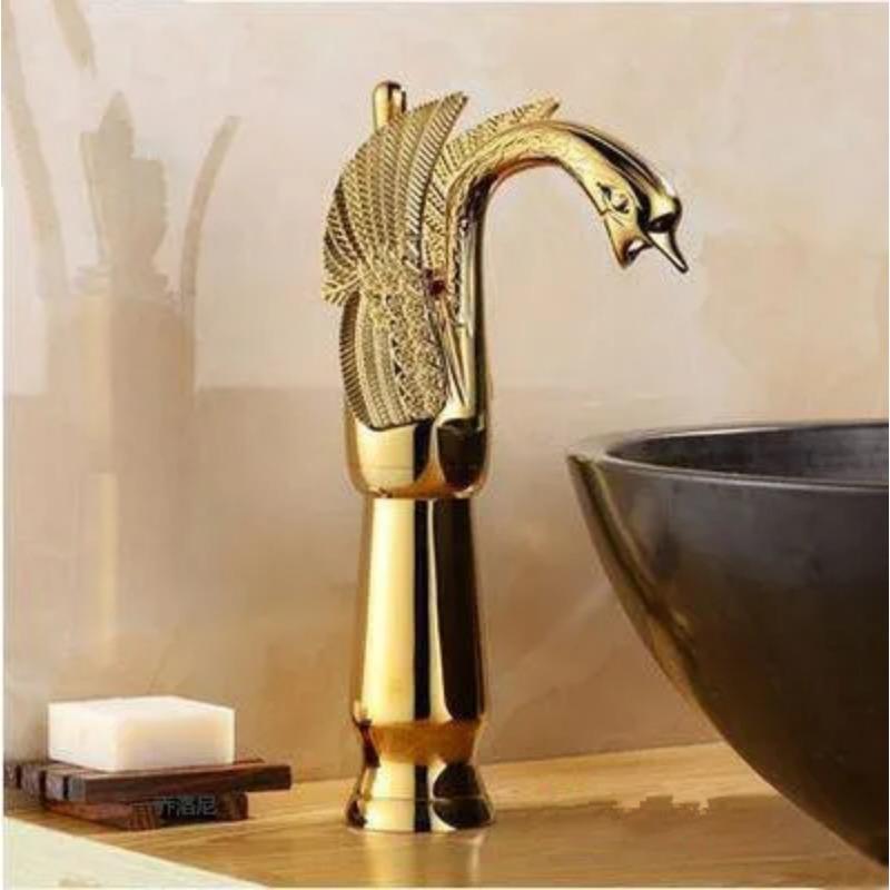 Змішувачі для раковини Новий високий дизайн змішувача з лебединим дизайном Розкішні змішувачі для миття Латунні крани для гарячої та холодної води Позолочені крани з одним отвором
Змішувачі для раковини Новий високий дизайн змішувача з лебединим дизайном Розкішні змішувачі для миття Латунні крани для гарячої та холодної води Позолочені крани з одним отвором