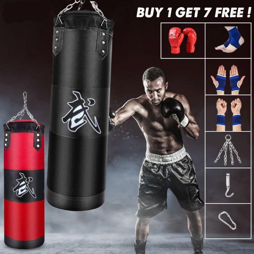 Oxford Cloth Boxing Sandbag PU Leather Training Bag Durable Punching Bag Adult Kids червоний
Oxford Cloth Boxing Sandbag PU Leather Training Bag Durable Punching Bag Adult Kids червоний