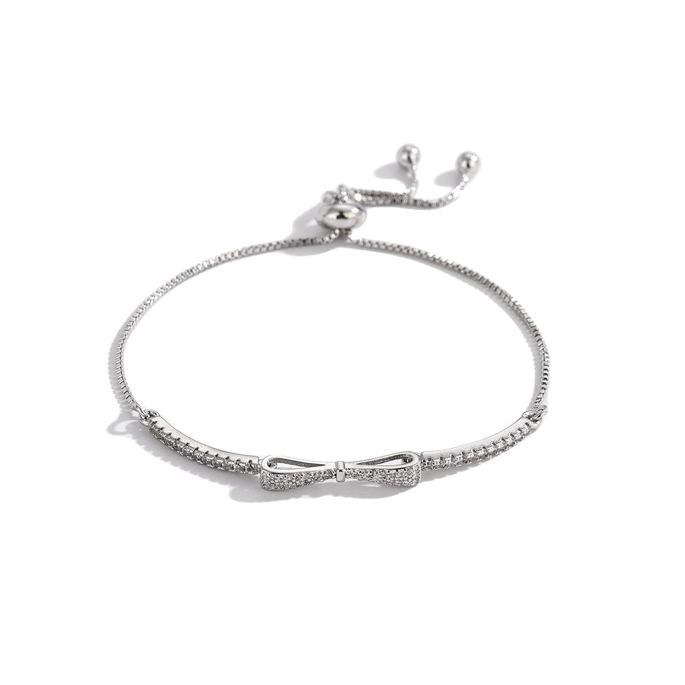 Seiko diamond ribbon bow bracelet simple niche design jewelry wholesale платиновий
Seiko diamond ribbon bow bracelet simple niche design jewelry wholesale платиновий
