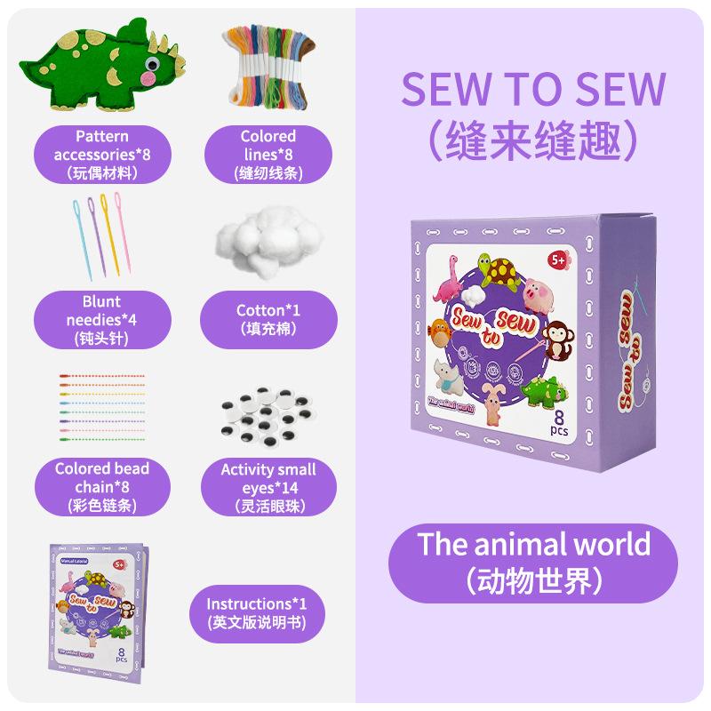 Children s Sewing Joy Sewing Kit Funny Animal Craft Set Sewing Felt Set for Beginners DIY Felt Craft Kit Pendant Gift
Children s Sewing Joy Sewing Kit Funny Animal Craft Set Sewing Felt Set for Beginners DIY Felt Craft Kit Pendant Gift