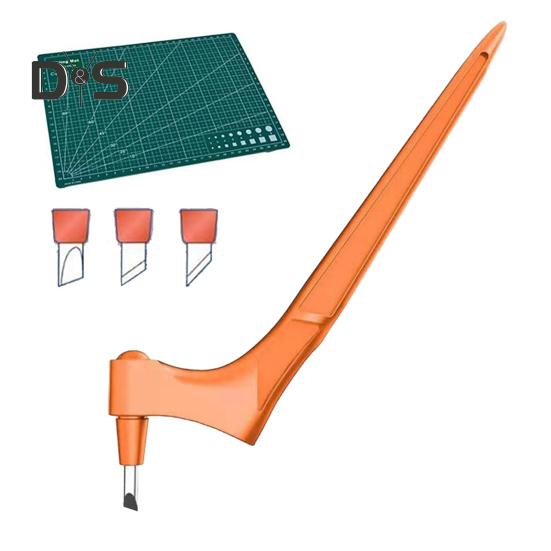 Ручка для резки поделок с вращающимися на 3 градуса лезвиями Эргономичный дизайн Компактный дизайн Портативный вращающийся на 360 градусов инструмент для резки поделок оранжевый
Ручка для резки поделок с вращающимися на 3 градуса лезвиями Эргономичный дизайн Компактный дизайн Портативный вращающийся на 360 градусов инструмент для резки поделок оранжевый