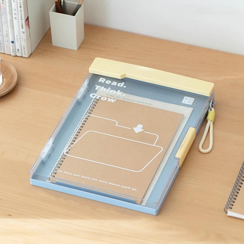 Thickened Document Holder Large Capacity File Storage Box Portable PP Document Folder Exam Papers Blue Style A
Thickened Document Holder Large Capacity File Storage Box Portable PP Document Folder Exam Papers Blue Style A