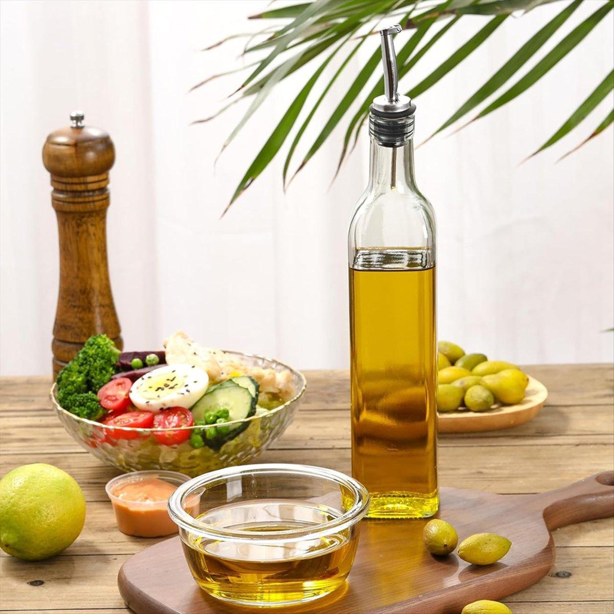 BHBL Glass Olive Oil Bottle with Pourer and Funnel Oil Jug Set Household Oil Jug Leak-Proof Glass Oil Jug 500ML China Mainland
BHBL Glass Olive Oil Bottle with Pourer and Funnel Oil Jug Set Household Oil Jug Leak-Proof Glass Oil Jug 500ML China Mainland