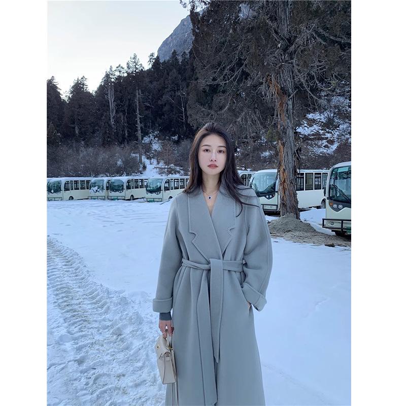 Handmade Double-Faced Wool Coat for Women - 2024 Mid-Length, High-Count Winter Style XS светло-синий
Handmade Double-Faced Wool Coat for Women - 2024 Mid-Length, High-Count Winter Style XS светло-синий