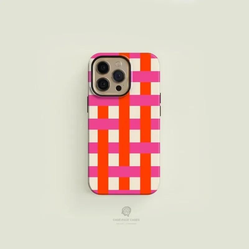 Woven Orange Pink Phone Case for iPhone 16 15 14 13 12 11 Pro Max Plus Luxury Magnetic Double-layer Back Cover iPhone 11
Woven Orange Pink Phone Case for iPhone 16 15 14 13 12 11 Pro Max Plus Luxury Magnetic Double-layer Back Cover iPhone 11