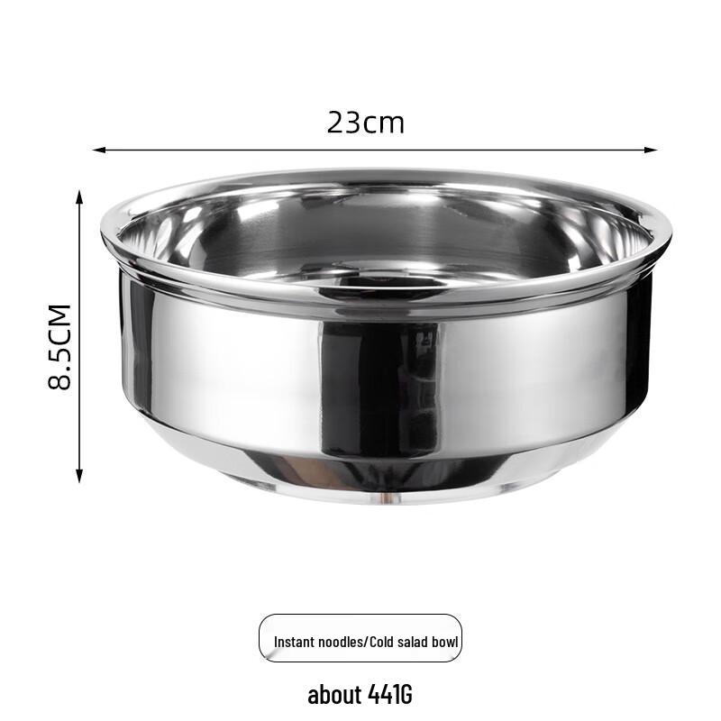 ZISIZ Large Double-Layer Stainless Steel Bowl
ZISIZ Large Double-Layer Stainless Steel Bowl