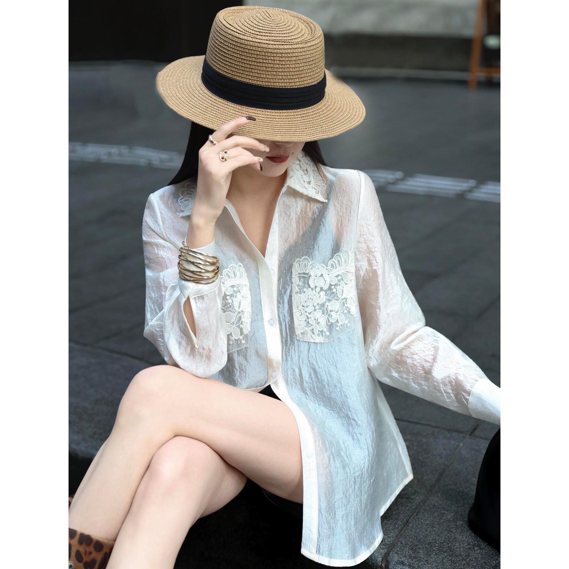 Old Money Style Tencel Patchwork Lace Collar Shirt - Spring 2026 Versatile Casual Top X-Large
Old Money Style Tencel Patchwork Lace Collar Shirt - Spring 2026 Versatile Casual Top X-Large