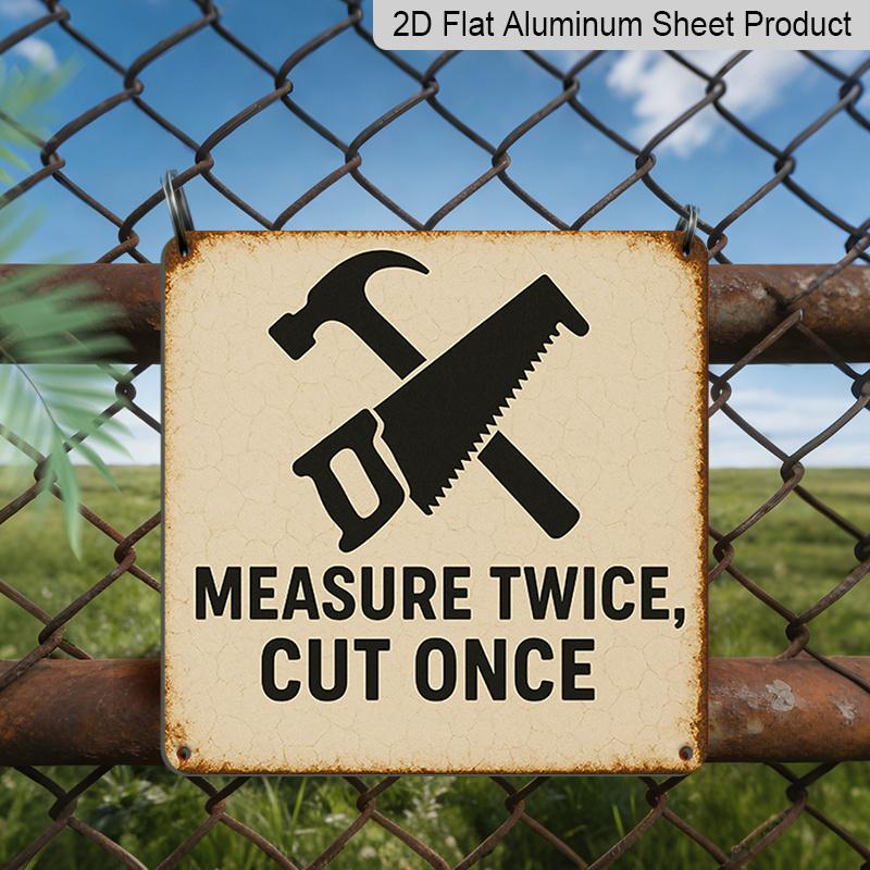 2D Flat 1pc, Vintage Aluminum Sign, Decorative Plaque And Sign, Woodworking Wisdom Sign, Workshop Decor, Carpenter Humor Decor, Industrial Style 20*20cm
2D Flat 1pc, Vintage Aluminum Sign, Decorative Plaque And Sign, Woodworking Wisdom Sign, Workshop Decor, Carpenter Humor Decor, Industrial Style 20*20cm