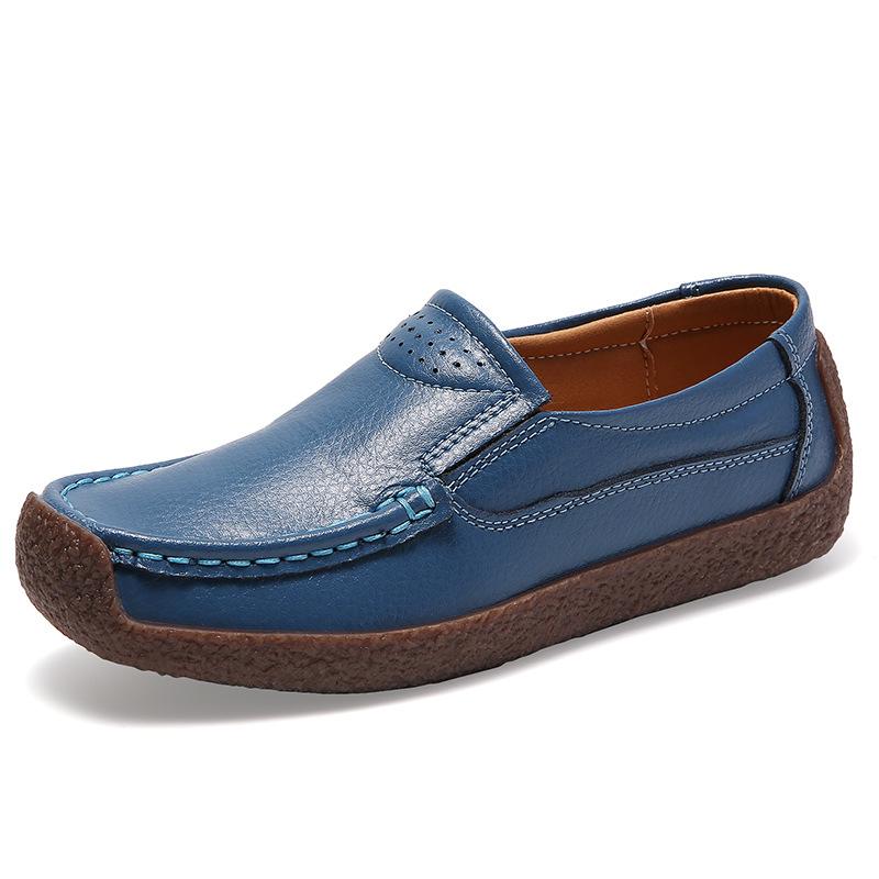 Spring & Autumn Women s Low Heel Cowhide Loafers - Hollowed-out Snail Design, Plus Size, Casual Low-top Flats for Moms 40
Spring & Autumn Women s Low Heel Cowhide Loafers - Hollowed-out Snail Design, Plus Size, Casual Low-top Flats for Moms 40