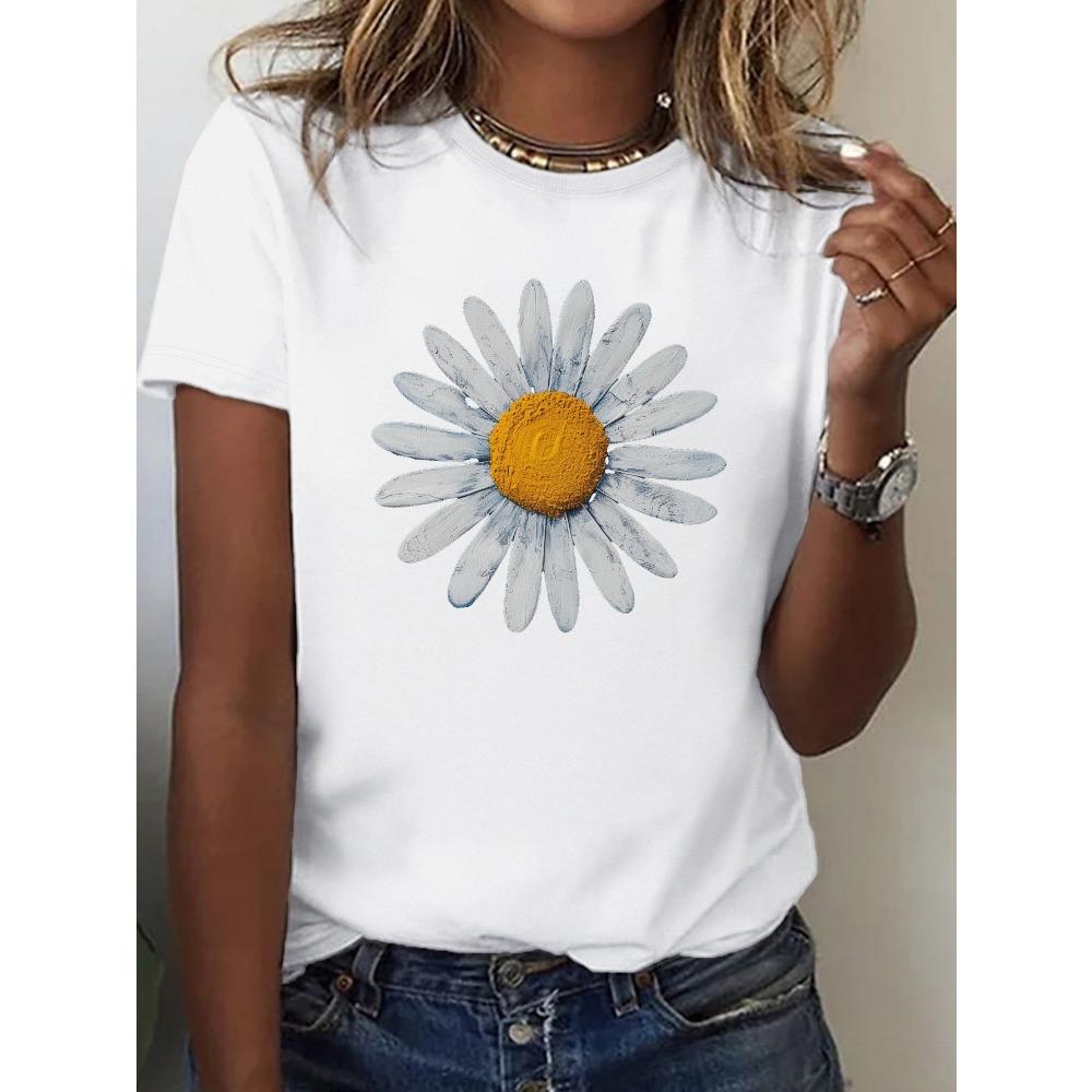 Peaceful Daisy Flower Graphic Pure Harajuku Short Sleeve Casual Women s T-shirt Clothing Street Tops Tees Clothes S
Peaceful Daisy Flower Graphic Pure Harajuku Short Sleeve Casual Women s T-shirt Clothing Street Tops Tees Clothes S