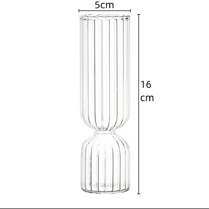 Nordic Striped Transparent Glass Vase for Hydroponic Plants and Flower Arrangements in Living Room Decor.
Nordic Striped Transparent Glass Vase for Hydroponic Plants and Flower Arrangements in Living Room Decor.