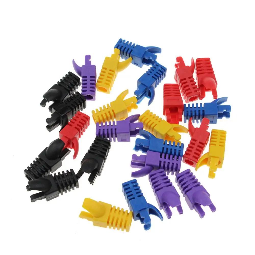 100 Pcs Cat5 Cat6 Strain Relief Boot, RJ45 Plug Connector Cover Modular Network Plug Connector Cap Cable Connector Boots
100 Pcs Cat5 Cat6 Strain Relief Boot, RJ45 Plug Connector Cover Modular Network Plug Connector Cap Cable Connector Boots