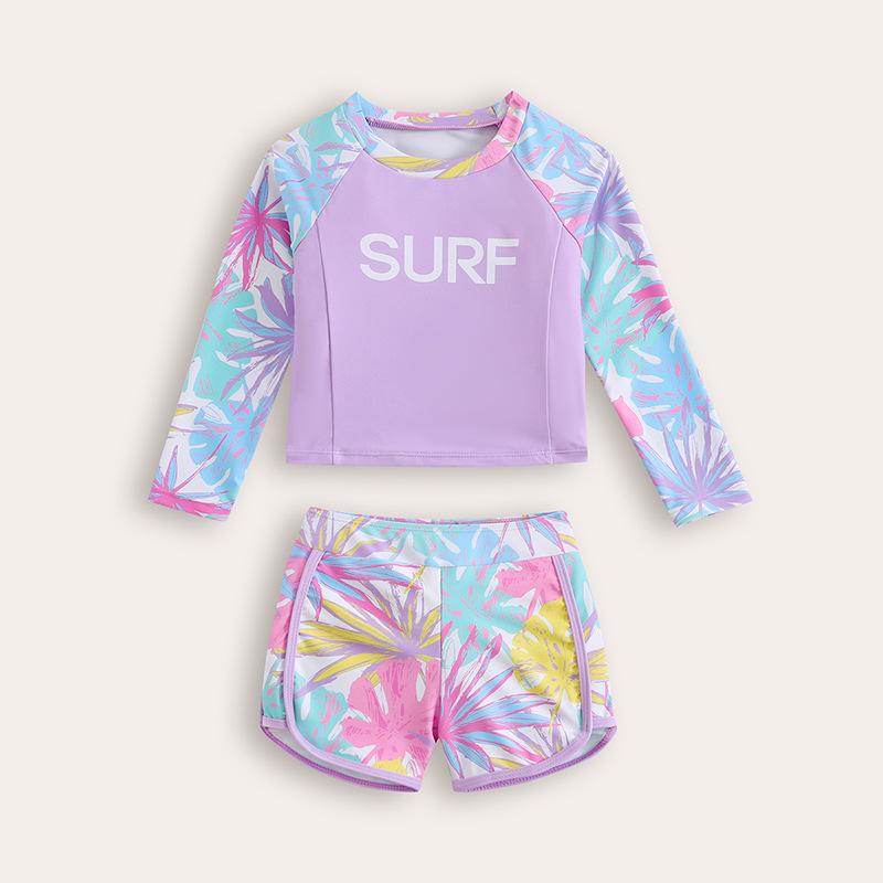 2025 European & American Kids Maple Leaf Print Long Sleeve Swimsuit 7 Years фіолетовий
2025 European & American Kids Maple Leaf Print Long Sleeve Swimsuit 7 Years фіолетовий