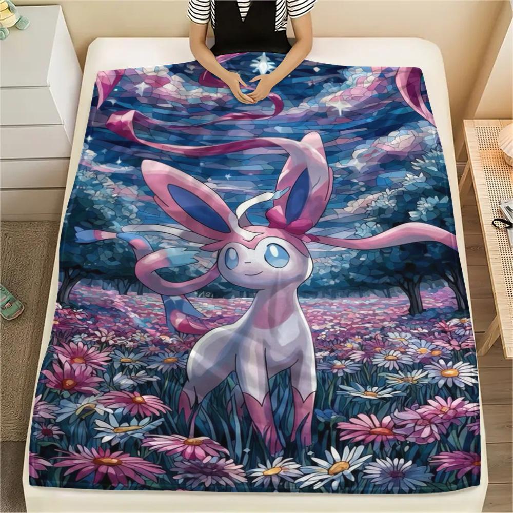 Sylveon Warm Print Flannel Blanket for Home Bedroom Sofa Travel Picnic Use.-TING 75x90cm
Sylveon Warm Print Flannel Blanket for Home Bedroom Sofa Travel Picnic Use.-TING 75x90cm