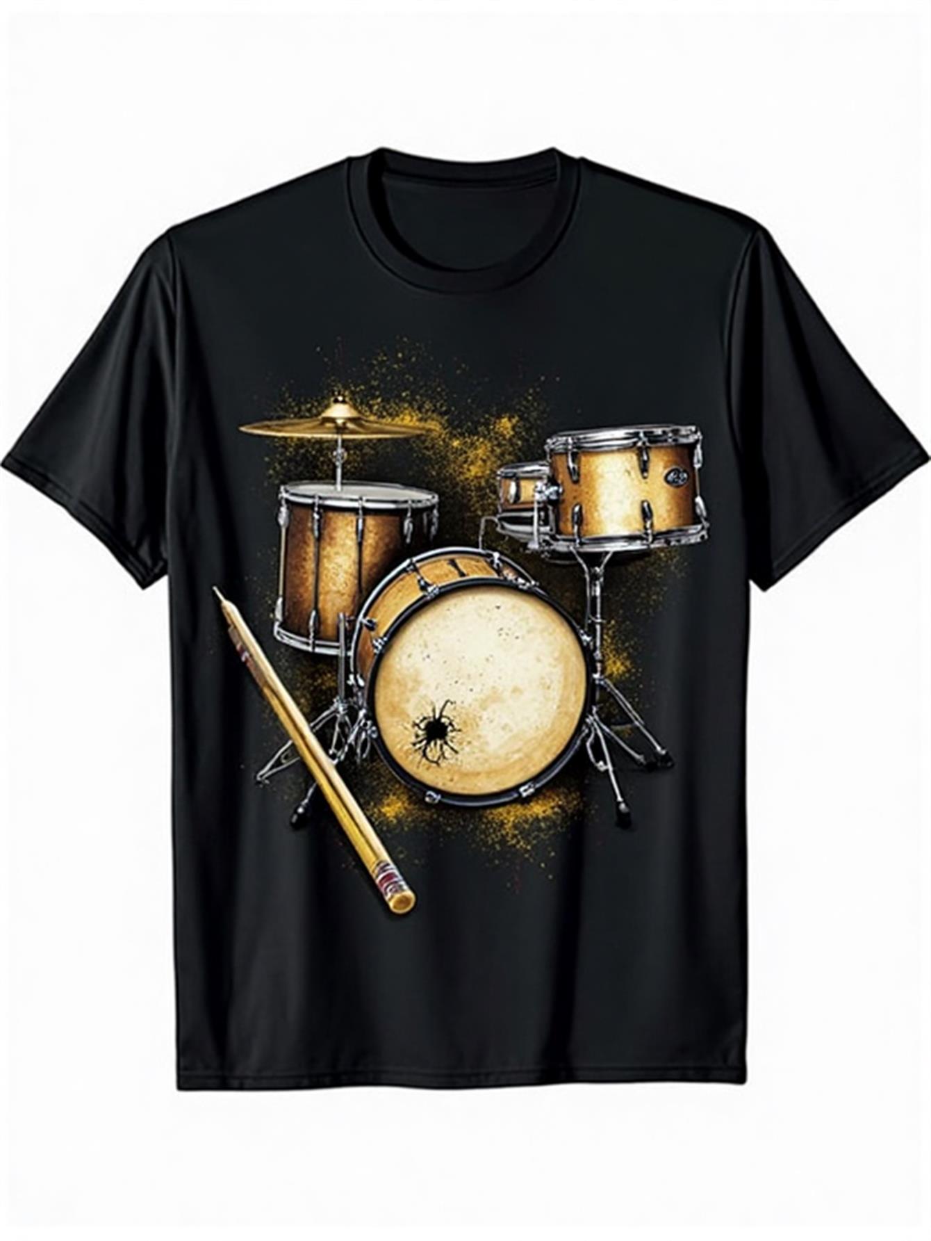 Bold GoldenBrown Drum Set TShirt 100 Cotton ONeck Short Sleeve Summer Casual Mens Tshirt Streetwear S
Bold GoldenBrown Drum Set TShirt 100 Cotton ONeck Short Sleeve Summer Casual Mens Tshirt Streetwear S