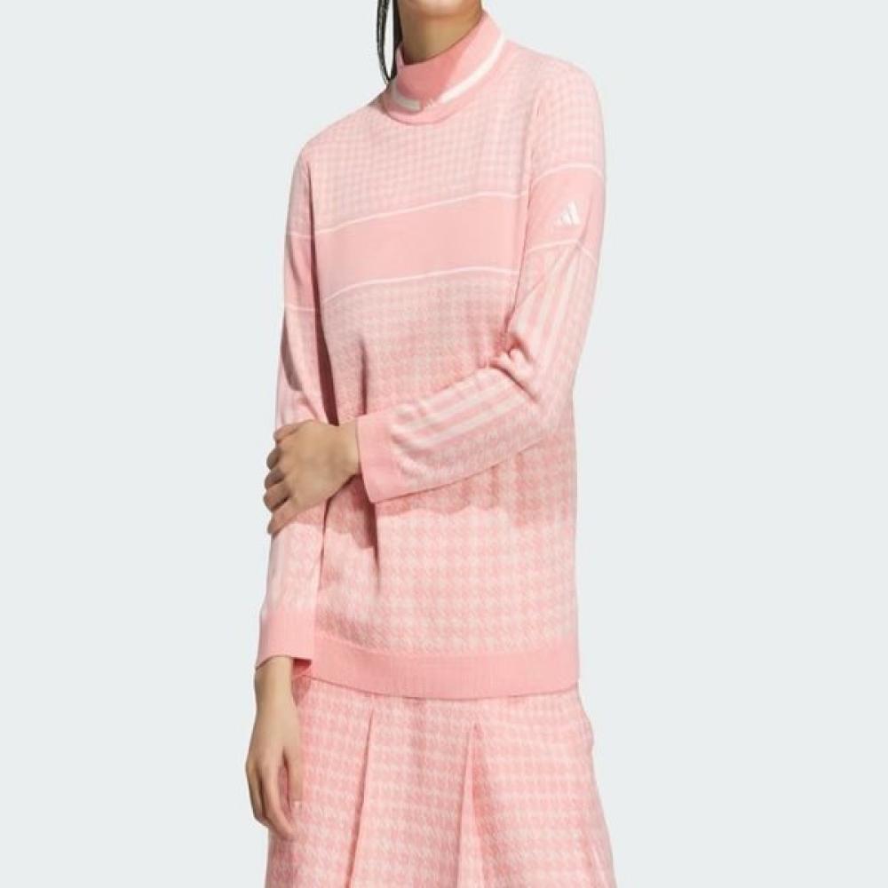 Adidas Golf Primeknit Houndstooth Mock Neck Sweater Im7273 Im7275 Im7276 AL/IM7273 (pink)
Adidas Golf Primeknit Houndstooth Mock Neck Sweater Im7273 Im7275 Im7276 AL/IM7273 (pink)