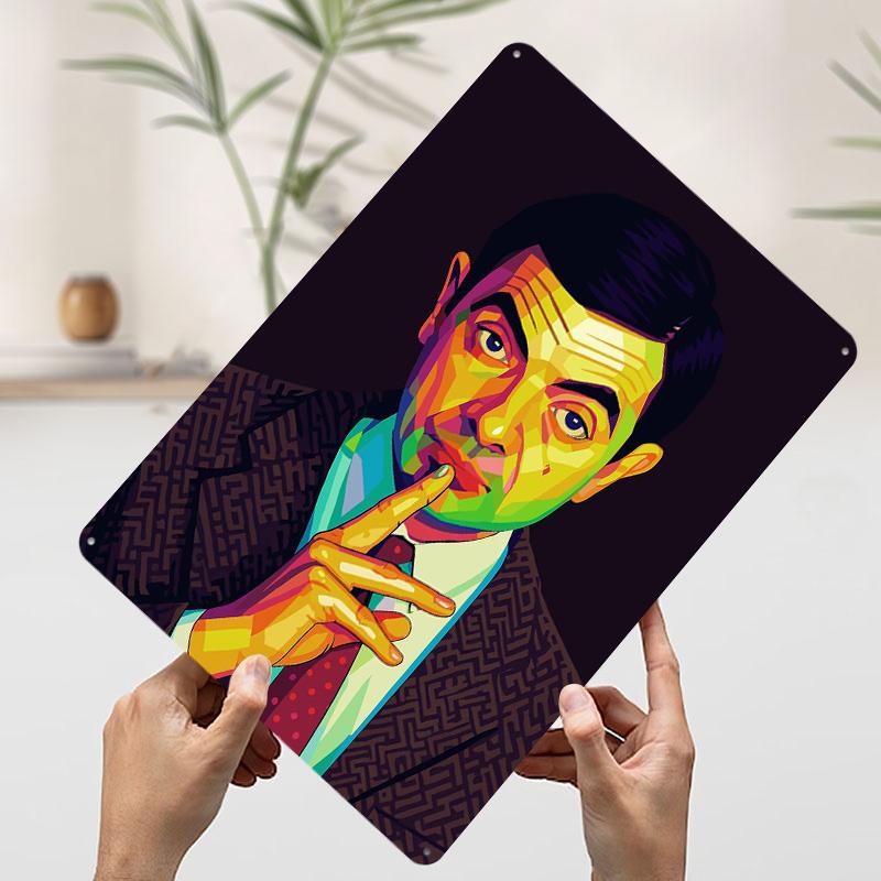 Mr Bean Pop Art Portrait Tin Plaque Poster Customized Wall Art Retro Vintage Metal Signs for Man Cave Desk Decor Coffee Bar 7.9x11.8In(20x30cm)
Mr Bean Pop Art Portrait Tin Plaque Poster Customized Wall Art Retro Vintage Metal Signs for Man Cave Desk Decor Coffee Bar 7.9x11.8In(20x30cm)