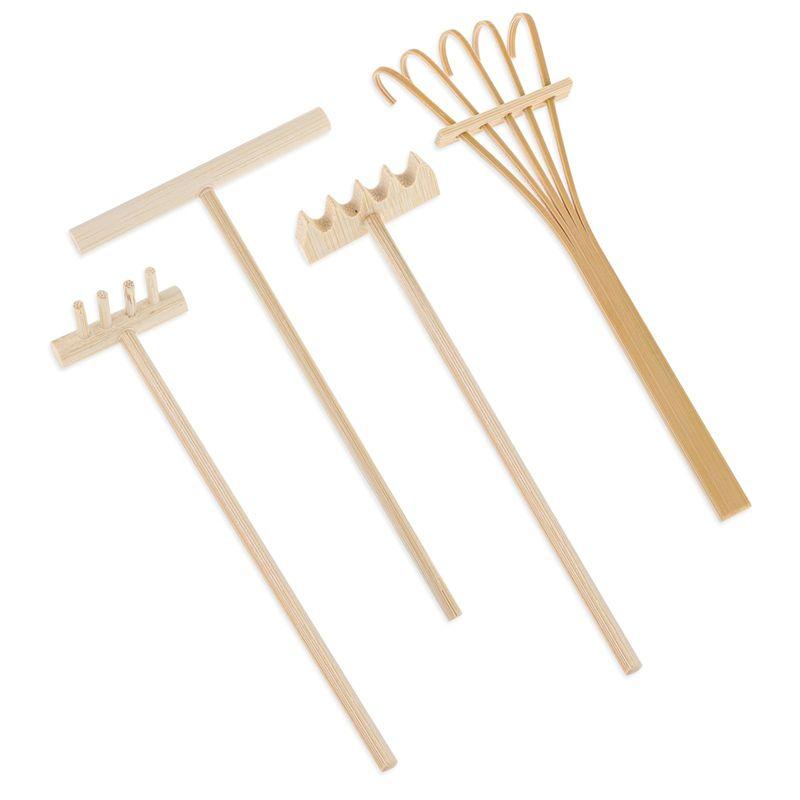 AEE4-Zen Garden Rake Tool Set - 4 Miniature Sand Rakes For Desktop Zen Gardens, Home Office Decor Accessories
AEE4-Zen Garden Rake Tool Set - 4 Miniature Sand Rakes For Desktop Zen Gardens, Home Office Decor Accessories