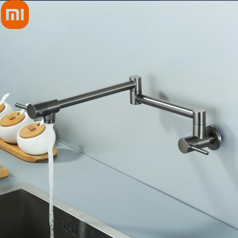Кухонный смеситель Xiaomi Awolf, 10 цветов, настенный черный наполнитель для кастрюли, твердая латунь, золотой складной смеситель с одним отверстием FW008
Кухонный смеситель Xiaomi Awolf, 10 цветов, настенный черный наполнитель для кастрюли, твердая латунь, золотой складной смеситель с одним отверстием FW008