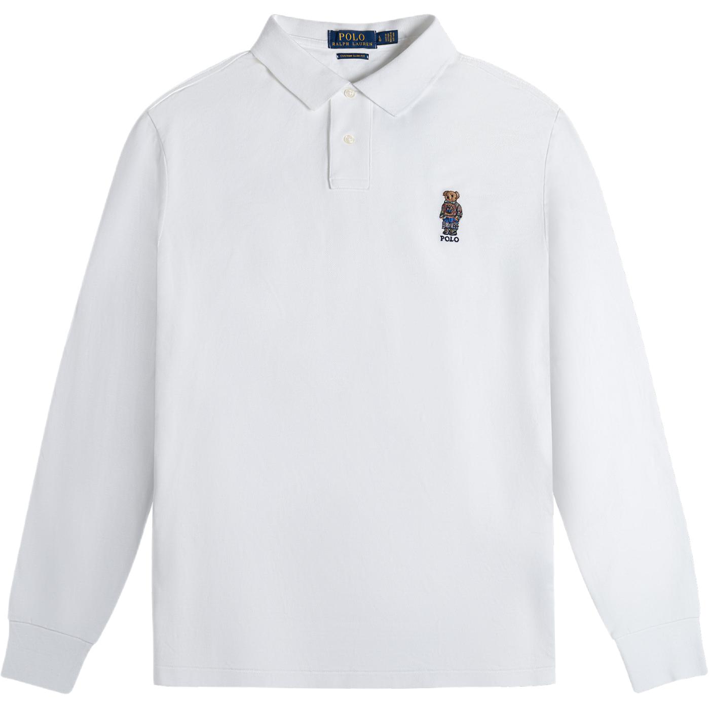 Polo Ralph Lauren Однотонная рубашка поло с длинным рукавом и вышивкой в виде медведя Мужские топы Белый 710766810-002 S
Polo Ralph Lauren Однотонная рубашка поло с длинным рукавом и вышивкой в виде медведя Мужские топы Белый 710766810-002 S