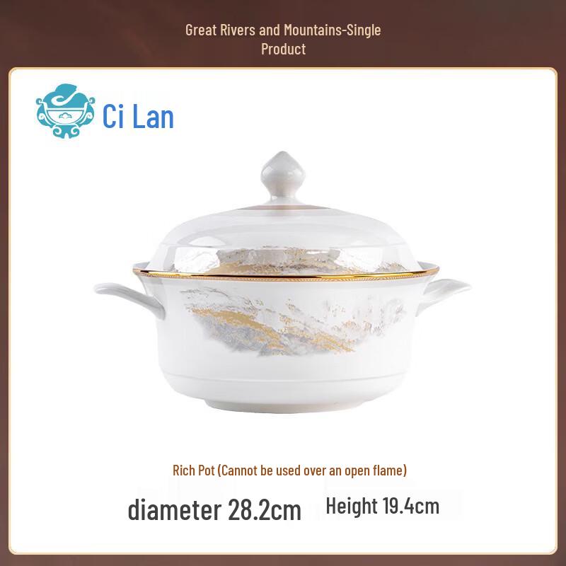 Golden Coast Ceramic Soup Pot
Golden Coast Ceramic Soup Pot