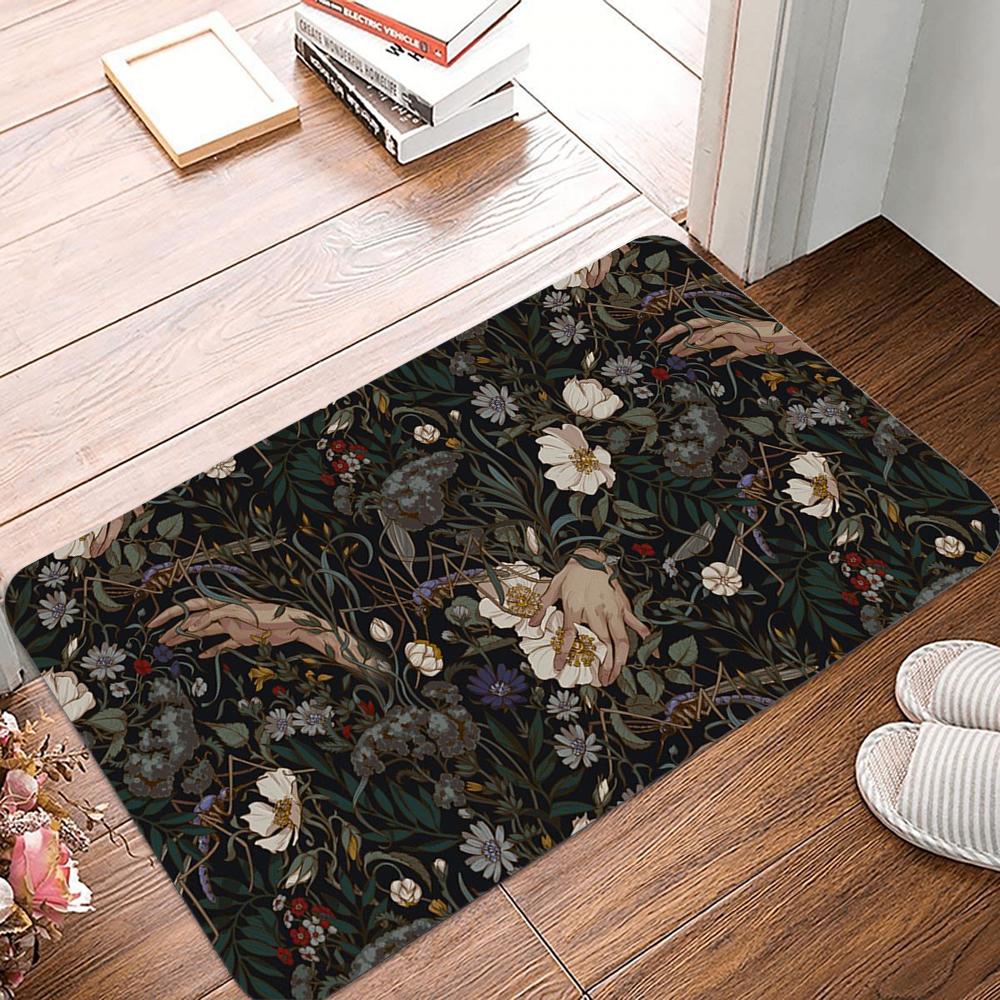 Retro Mushroom Forest Doormat Floral Art Nouveau Pattern Doormat Bath Door Floor Mat Textile Pattern Toilet Rug Carpet Footpad 40x60cm
Retro Mushroom Forest Doormat Floral Art Nouveau Pattern Doormat Bath Door Floor Mat Textile Pattern Toilet Rug Carpet Footpad 40x60cm