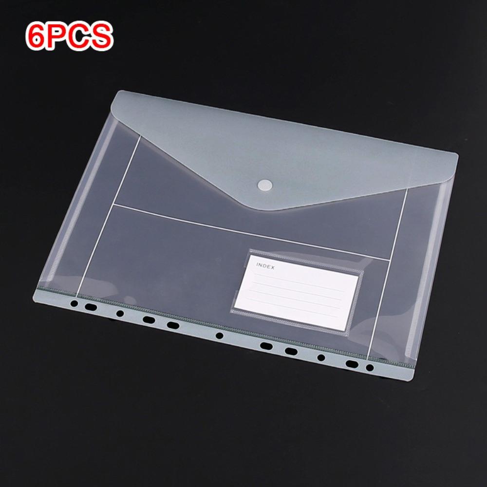 6 pcs Simple Design Plastic Binder Folders A4 11 Holes Punched Pockets Clear Snap Closure Label Loose-Leaf Home Office серый
6 pcs Simple Design Plastic Binder Folders A4 11 Holes Punched Pockets Clear Snap Closure Label Loose-Leaf Home Office серый