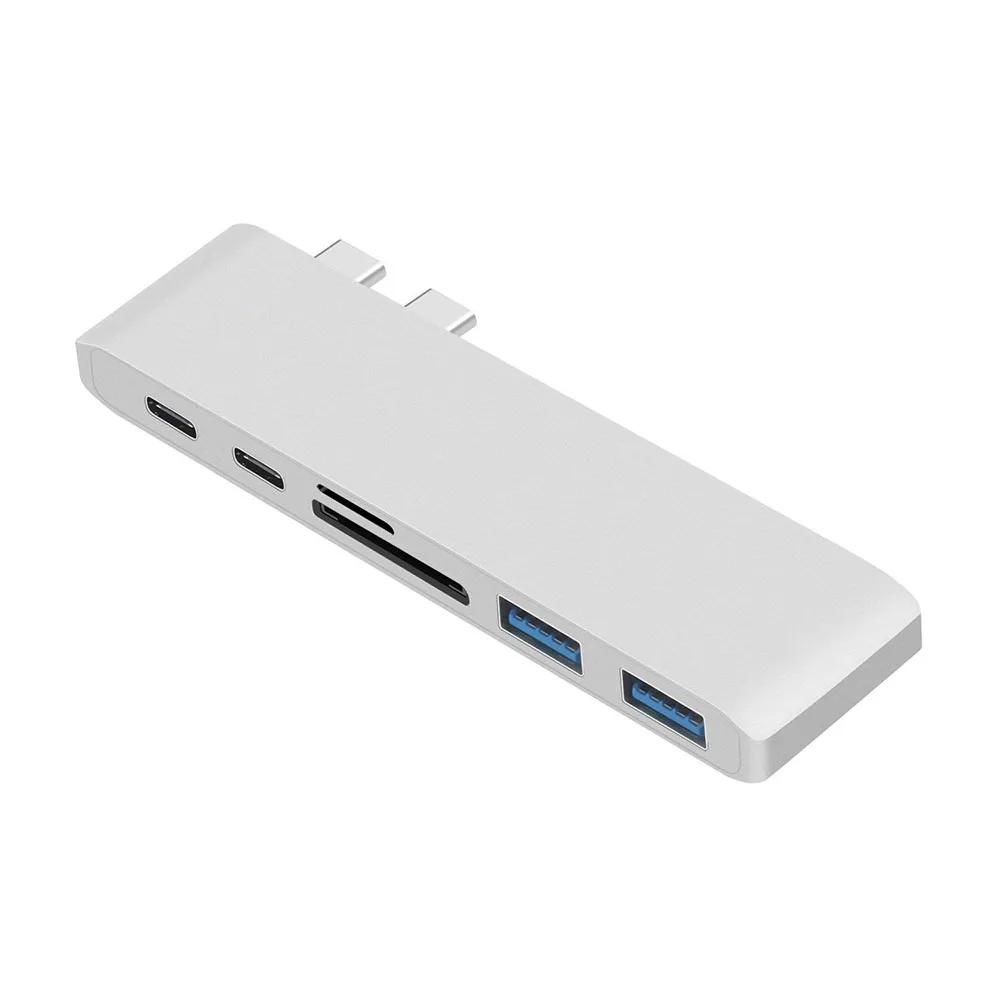 Адаптер-док-станция USB C Hub 6 в 1 для Macbook Pro air 2016 2017 2018 2019 2020 2025 13 дюймов 15 дюймов серебряный
Адаптер-док-станция USB C Hub 6 в 1 для Macbook Pro air 2016 2017 2018 2019 2020 2025 13 дюймов 15 дюймов серебряный