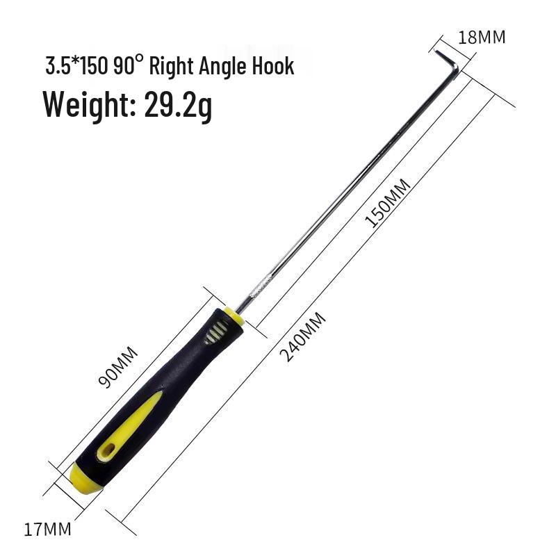 Four-Piece Extended Oil Seal Hook and Screwdriver Set - Auto Parts Tool
Four-Piece Extended Oil Seal Hook and Screwdriver Set - Auto Parts Tool