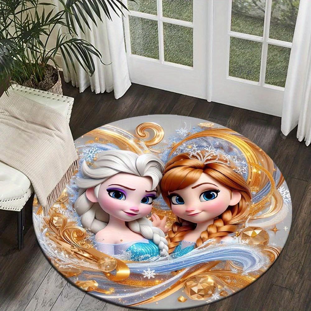 1pc Frozen Elsa and Anna Round Area Rug , Playroom Bedroom Living Room Indoor Decor Rug , Perfect for Leisure Areas , Bedside , Cloakroom , 80cm/31.5in
1pc Frozen Elsa and Anna Round Area Rug , Playroom Bedroom Living Room Indoor Decor Rug , Perfect for Leisure Areas , Bedside , Cloakroom , 80cm/31.5in
