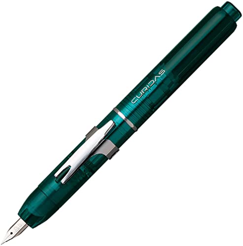 Platinum Fountain Pen Curidas Retractable Fountain Pen Urban Green Fine Point Knock Type Fountain Pen PKN-7000#43-F With Kanji LOVE Sticker, 5.5 x 0.5
Platinum Fountain Pen Curidas Retractable Fountain Pen Urban Green Fine Point Knock Type Fountain Pen PKN-7000#43-F With Kanji LOVE Sticker, 5.5 x 0.5