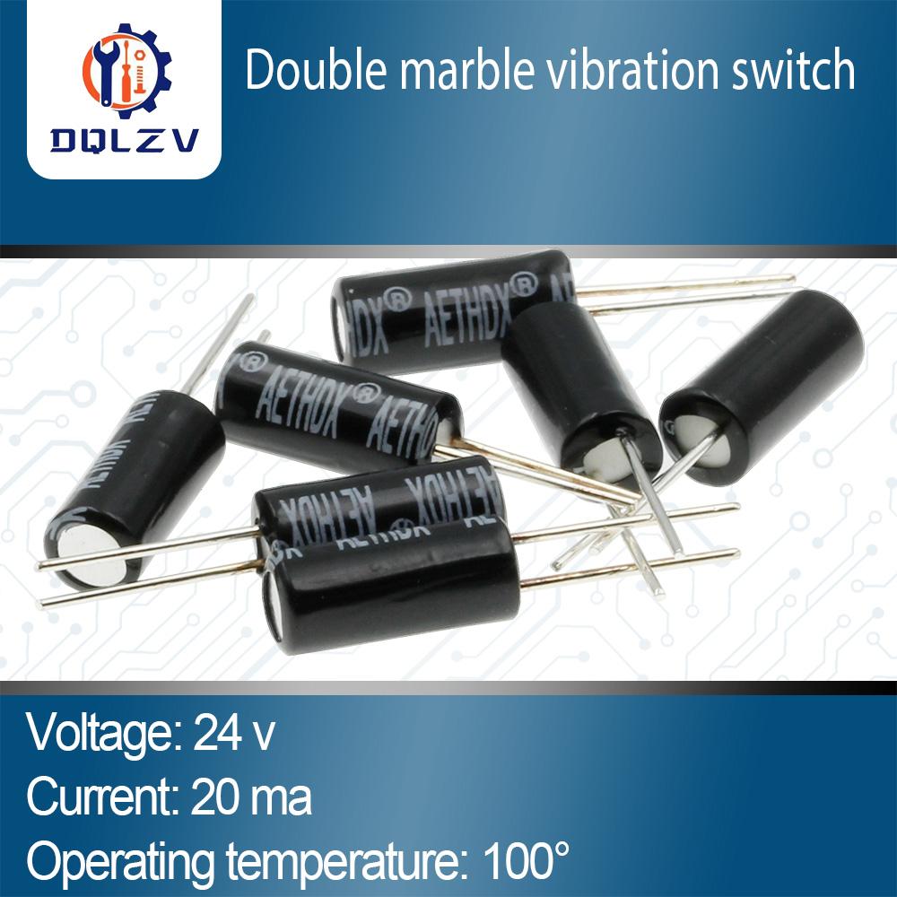 Double Marbles Vibration Switch SW-520D Tilt Sensor Switch SW520 Ball Vibration Switch 10PCS
Double Marbles Vibration Switch SW-520D Tilt Sensor Switch SW520 Ball Vibration Switch 10PCS