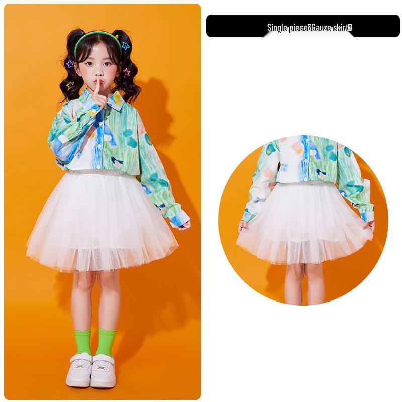 Детский костюм для чирлидинга для спортивных мероприятий в детском саду и начальной школе и церемоний 1 июня 110 cm
Детский костюм для чирлидинга для спортивных мероприятий в детском саду и начальной школе и церемоний 1 июня 110 cm