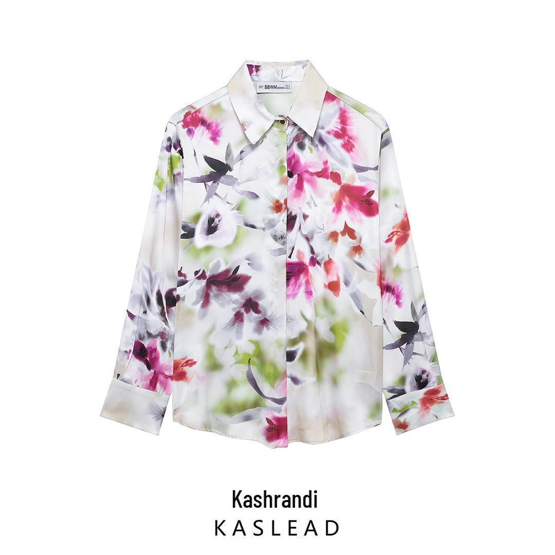 2025 Spring Floral Print Satin Long Sleeve Women s Shirt - European & American Style S цветочный
2025 Spring Floral Print Satin Long Sleeve Women s Shirt - European & American Style S цветочный
