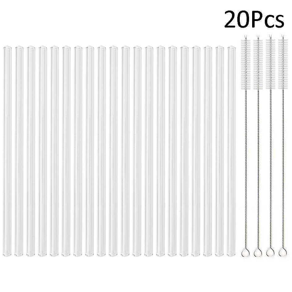 8/12/14mm High Borosilicate Glass Straw 20Pcs Reusable Eco Friendly Drinking Straws Set Bubble Tea Smoothies Bar Accessories 20Pcs 8mm Straight
8/12/14mm High Borosilicate Glass Straw 20Pcs Reusable Eco Friendly Drinking Straws Set Bubble Tea Smoothies Bar Accessories 20Pcs 8mm Straight