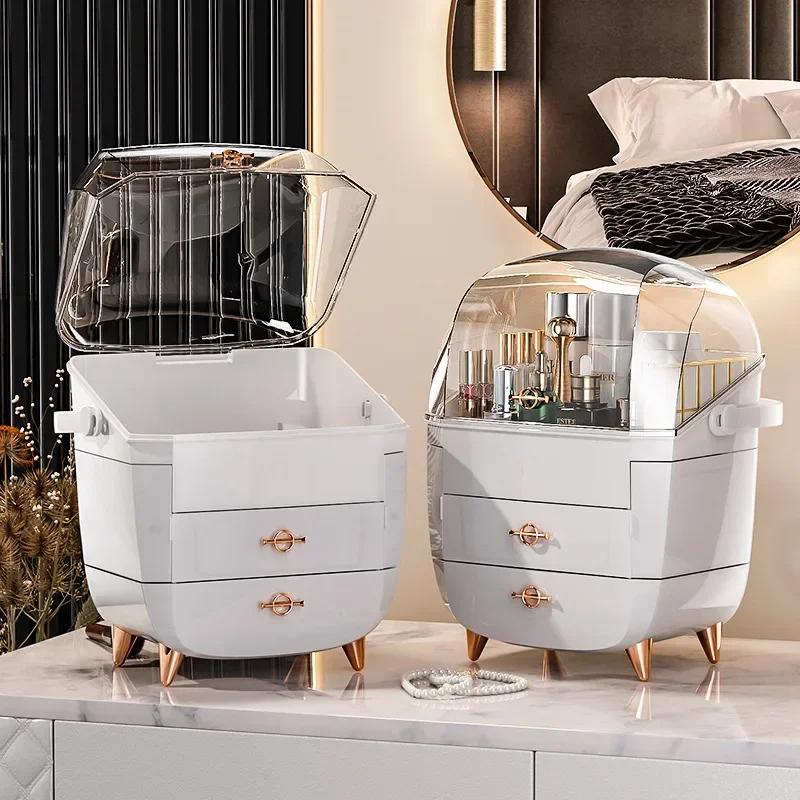 Cosmetic Storage Box Makeup Box Large Capacity Dustproof Desktop Drawer Make Up Drawer Container Jewelry Lipstick Boxs Organizer белый
Cosmetic Storage Box Makeup Box Large Capacity Dustproof Desktop Drawer Make Up Drawer Container Jewelry Lipstick Boxs Organizer белый