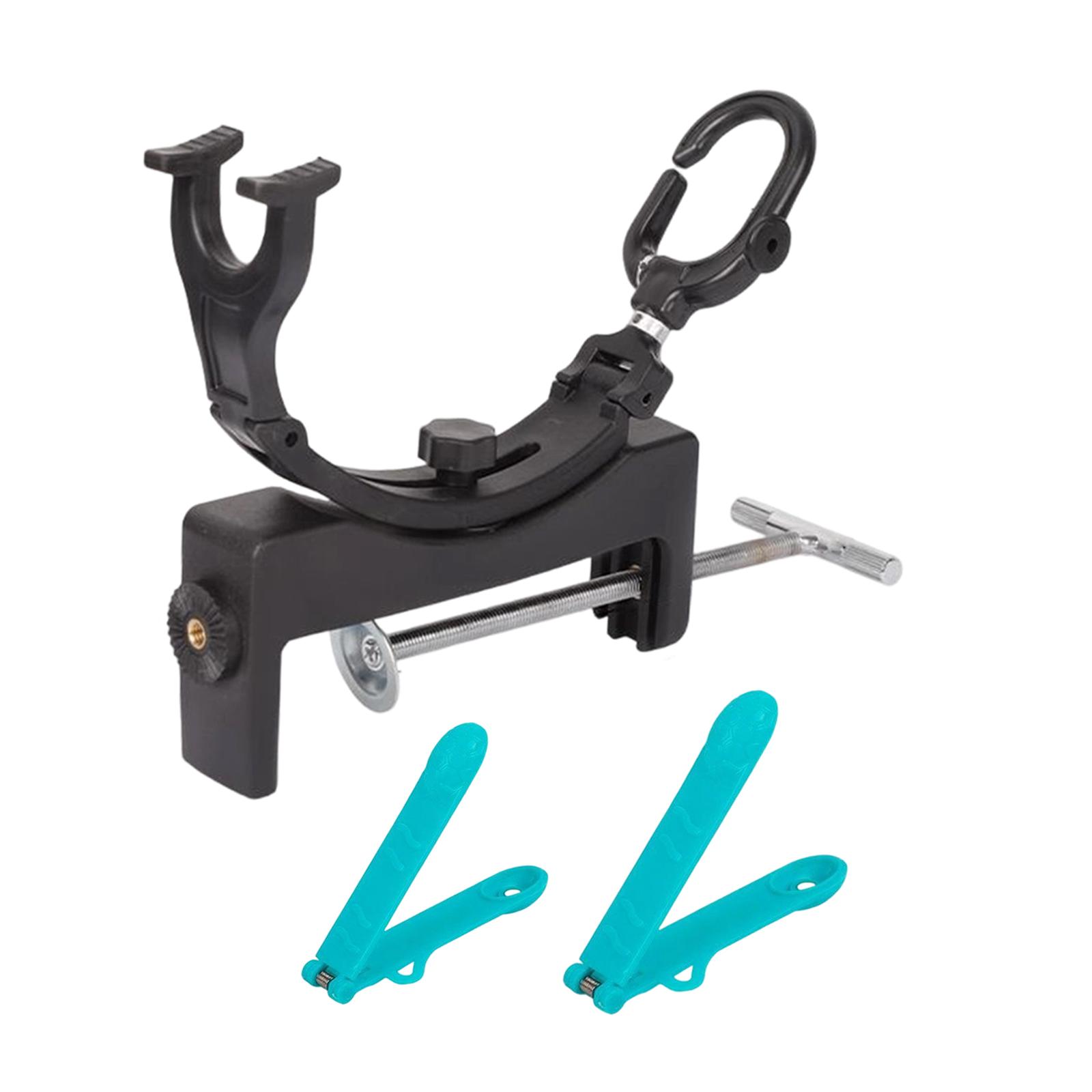 Multi Purpose Boat Rod Holder Adjustable Clamp on Bracket Support Rack for Kayak Canoe Dock Rail Anglers чорний
Multi Purpose Boat Rod Holder Adjustable Clamp on Bracket Support Rack for Kayak Canoe Dock Rail Anglers чорний