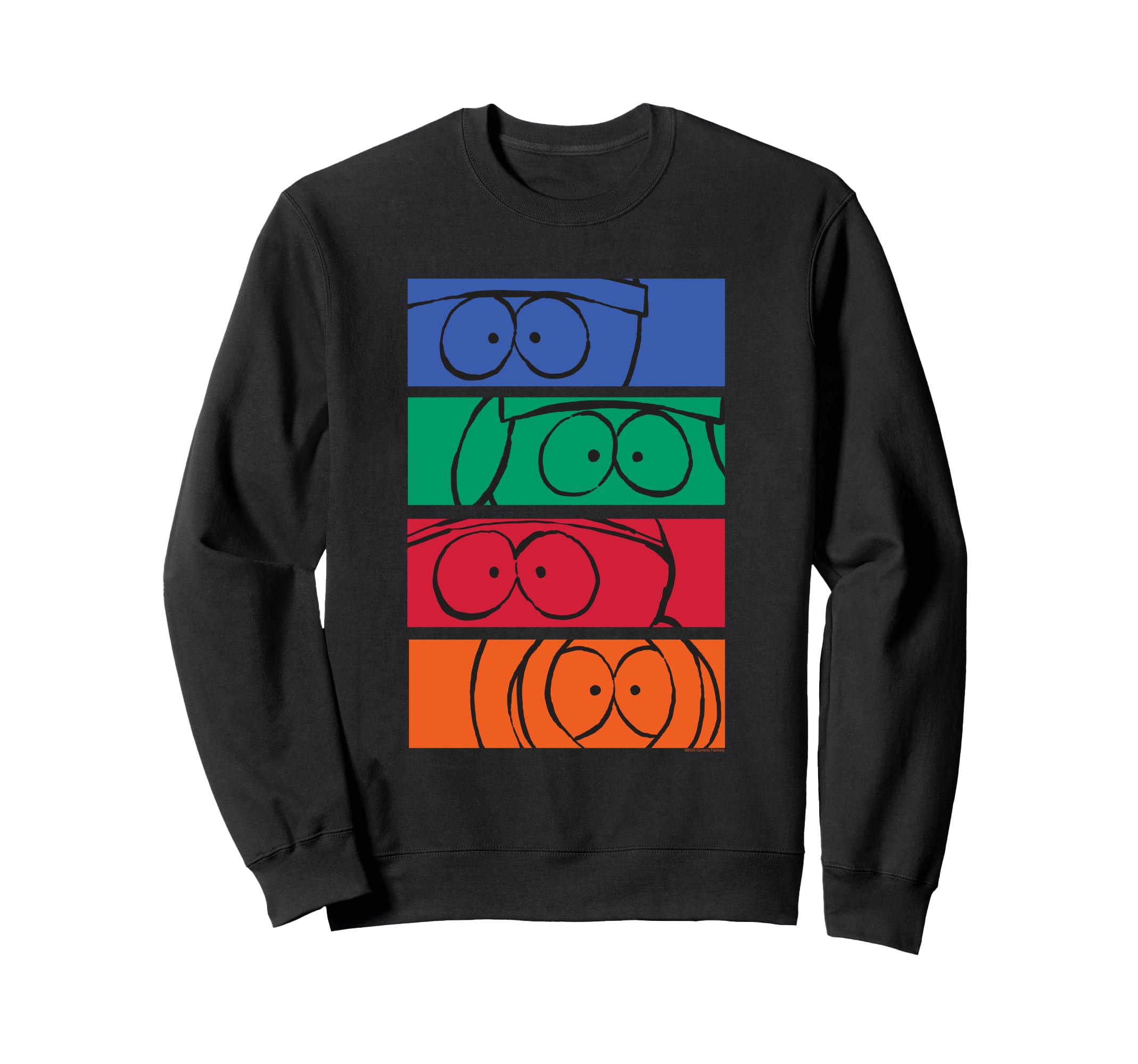 South Park Eyes Colorblock Pop Art Funny Cartoon Sweatshirt
South Park Eyes Colorblock Pop Art Funny Cartoon Sweatshirt