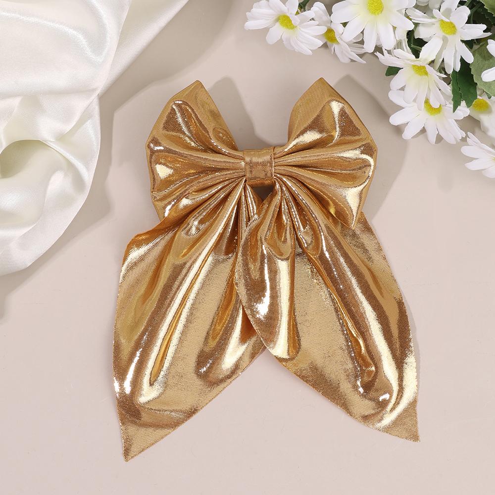 Large Size Satin Bow Hair Clip Gold Glossy Satin Butterfly Hairpin Smooth Surface Large Bow Accessories Headwear For women Girl
Large Size Satin Bow Hair Clip Gold Glossy Satin Butterfly Hairpin Smooth Surface Large Bow Accessories Headwear For women Girl