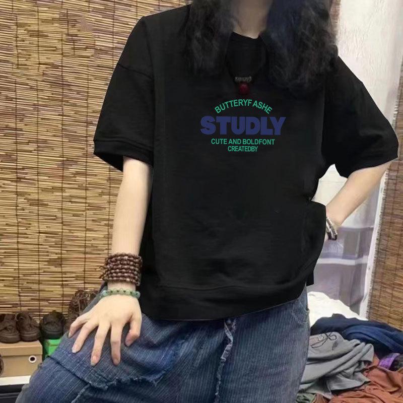 Women s 100% Cotton Casual Short Sleeve T-Shirt - New Loose Slimming Design, Plus Size Print, Trendy Half Sleeve Top XL (120-140 lbs)
Women s 100% Cotton Casual Short Sleeve T-Shirt - New Loose Slimming Design, Plus Size Print, Trendy Half Sleeve Top XL (120-140 lbs)