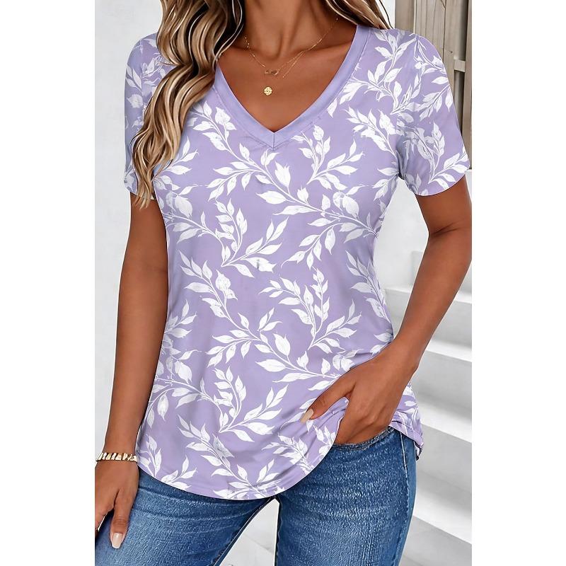 Women s V Neck Short Sleeve T Shirt with Vintage Floral Graphic Print, Stylish Regular Fit Tops for Daily in Spring & Summer S
Women s V Neck Short Sleeve T Shirt with Vintage Floral Graphic Print, Stylish Regular Fit Tops for Daily in Spring & Summer S