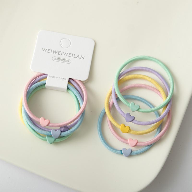 5Pcs Korean Colorful Heart Star Elasticity Hair Bands Scrunchies For Women Girls Ponytail Holder Hair Rings Rope Accessories Hai as the picture
5Pcs Korean Colorful Heart Star Elasticity Hair Bands Scrunchies For Women Girls Ponytail Holder Hair Rings Rope Accessories Hai as the picture