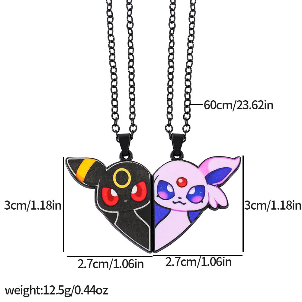 Pokemon Eevee Leafeon Vaporeon Flareon Espeon Sylveon Jolteon Glaceon Love Splicing Pendant Necklace
Pokemon Eevee Leafeon Vaporeon Flareon Espeon Sylveon Jolteon Glaceon Love Splicing Pendant Necklace