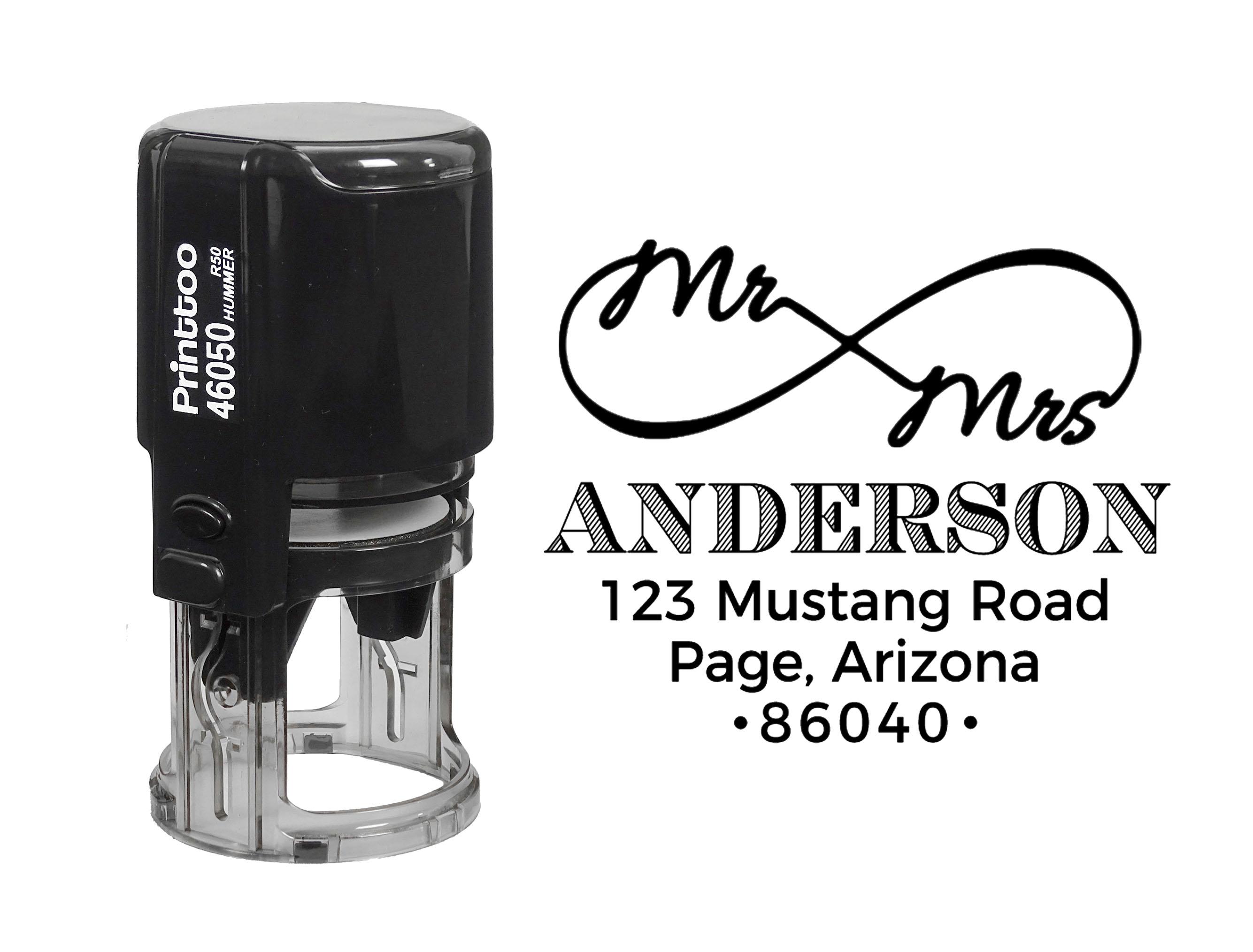 Printtoo Black Address Personalized Self Inking Address Heavy Duty Stamp Custom Rubber Stamper-50 mm 50 mm Diameter чёрный 
Printtoo Black Address Personalized Self Inking Address Heavy Duty Stamp Custom Rubber Stamper-50 mm 50 mm Diameter чёрный