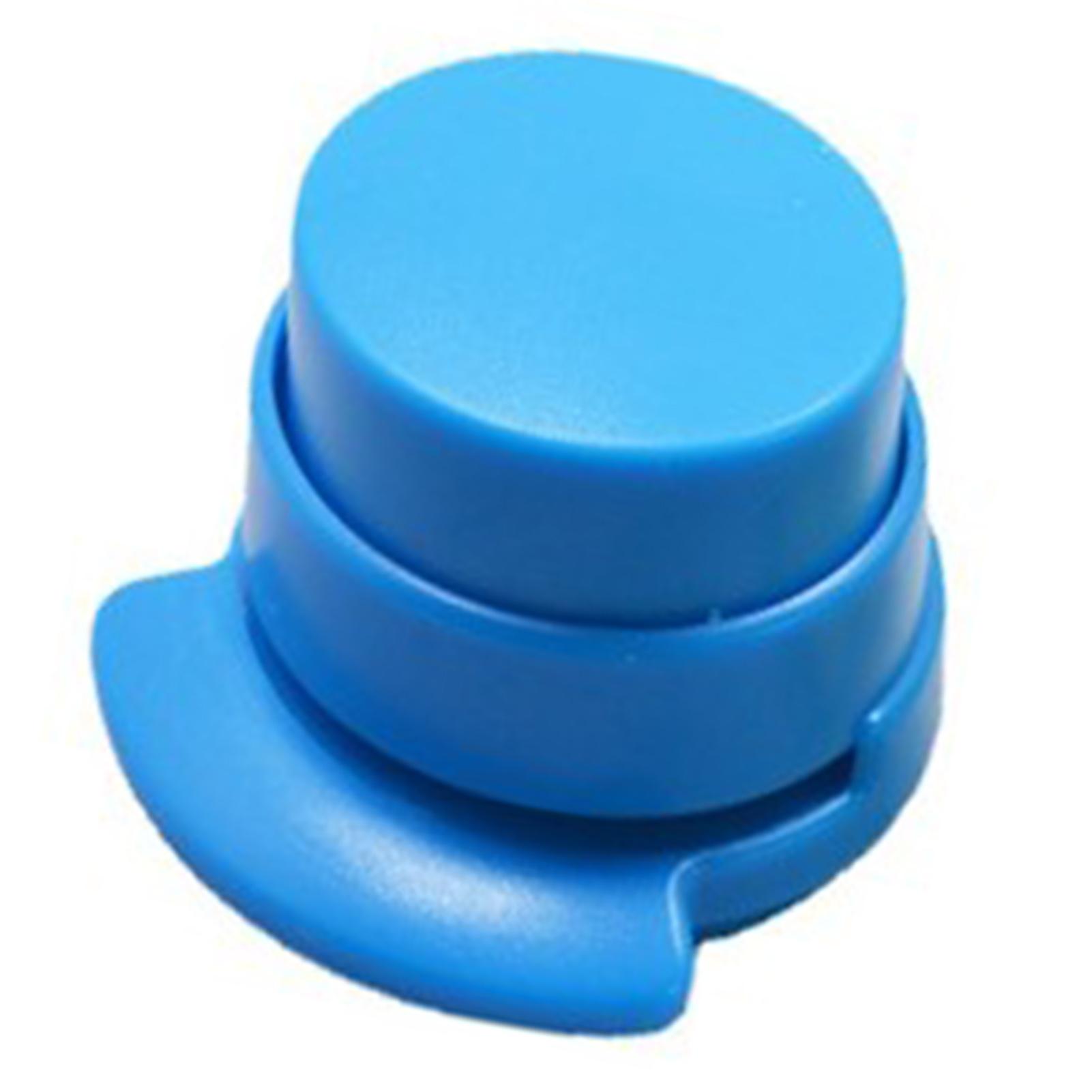 Степлер без скоб Синий Круглый Высокоэффективный Плавный Портативный Безыгольный Безотверстий Степлер для Офиса Школы