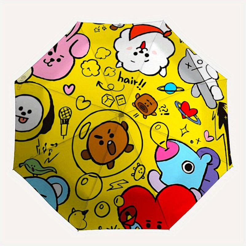 1pc BT21 Characters Auto Cute Umbrella 8-Bone Design Compact Gear for Outdoor Travel, Perfect Gift for Friends or Family y280828109
1pc BT21 Characters Auto Cute Umbrella 8-Bone Design Compact Gear for Outdoor Travel, Perfect Gift for Friends or Family y280828109