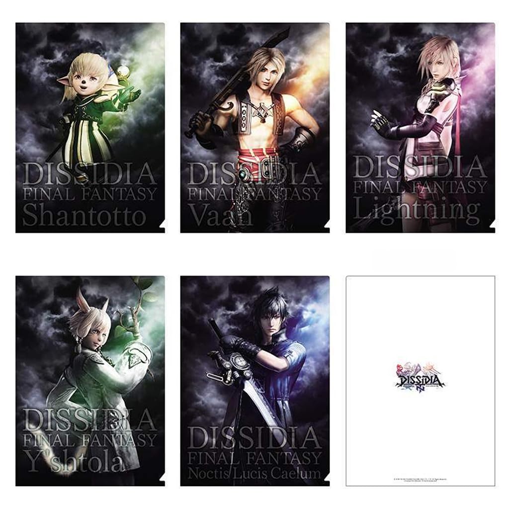 Dissidia Final Fantasy NT Clear File Set C по 1 экземпляру каждого типа, набор из 5 предметов,
Dissidia Final Fantasy NT Clear File Set C по 1 экземпляру каждого типа, набор из 5 предметов,