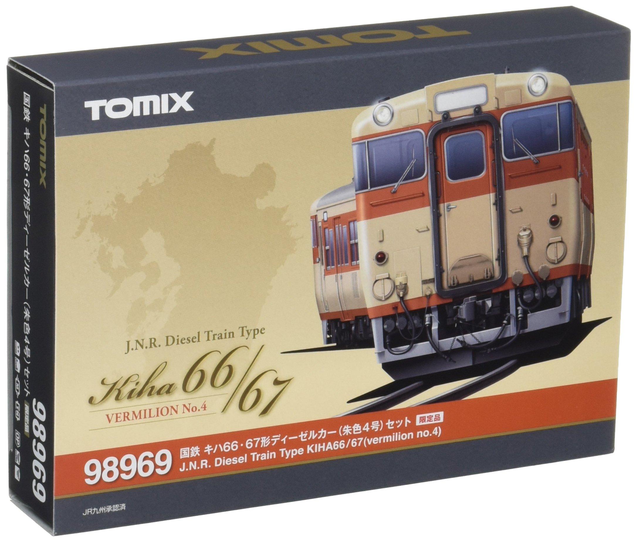 TOMIX N Gauge 98969 Limited Type Kiha 6667 Diesel Car Set (Vermilion No. 4) (2 cars)
TOMIX N Gauge 98969 Limited Type Kiha 6667 Diesel Car Set (Vermilion No. 4) (2 cars)