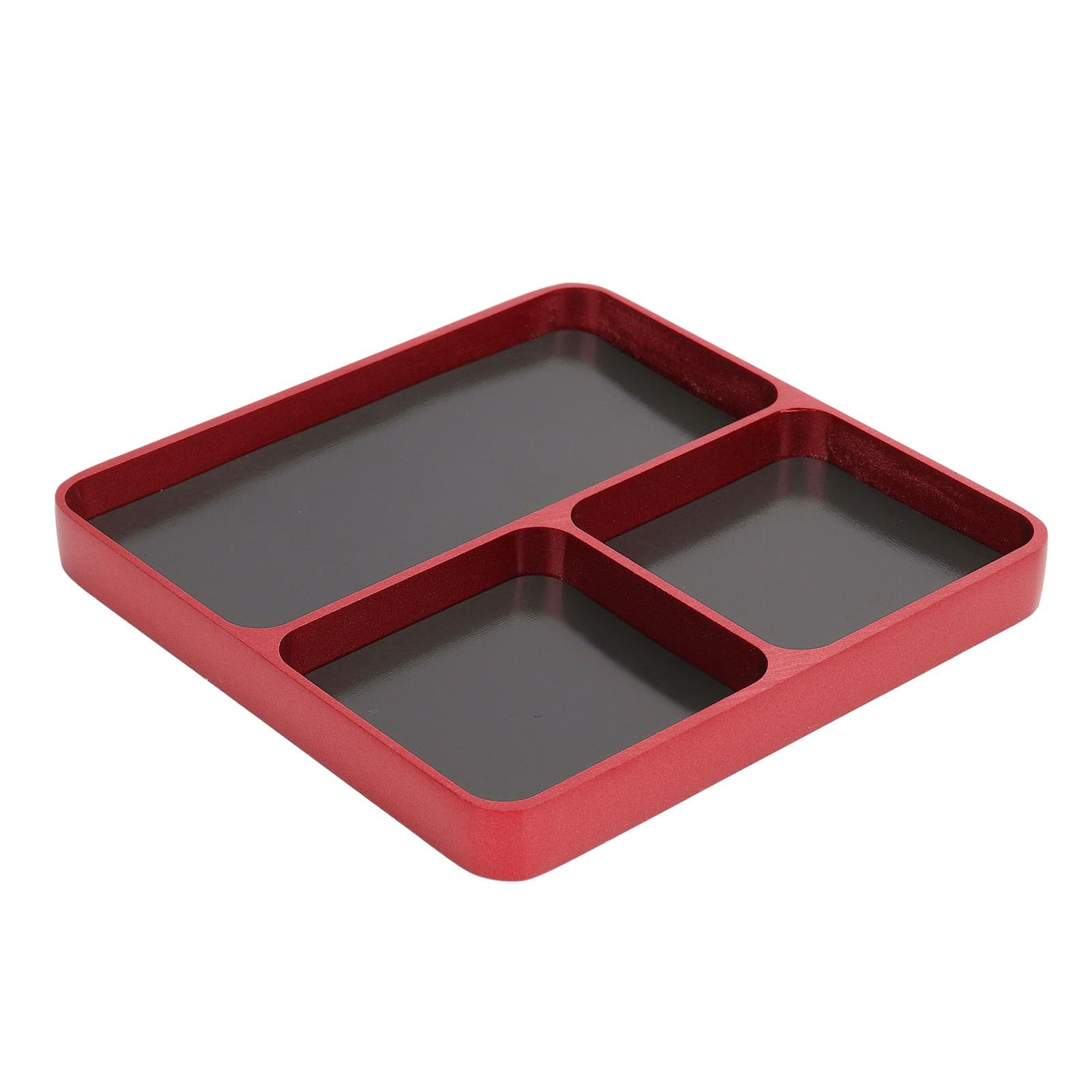 RC Repair Screw Tray 3 Grids Aluminum Alloy Separate Storage Stylish Look Screw Fixing Tool Holder
RC Repair Screw Tray 3 Grids Aluminum Alloy Separate Storage Stylish Look Screw Fixing Tool Holder