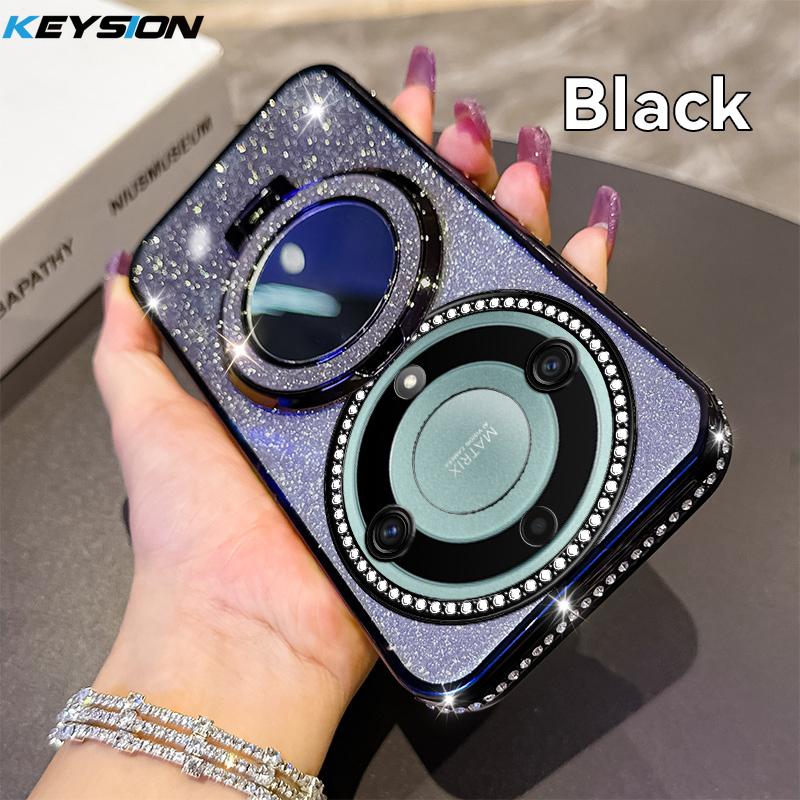 KEYSION Блестящий магнитный чехол с драгоценными камнями для HONOR X9b 5G X9A 5G, чехол-подставка с зеркалом для макияжа, противоударный чехол для Magic 6 5 Lite 5G for Honor X9A 5G чёрный
KEYSION Блестящий магнитный чехол с драгоценными камнями для HONOR X9b 5G X9A 5G, чехол-подставка с зеркалом для макияжа, противоударный чехол для Magic 6 5 Lite 5G for Honor X9A 5G чёрный